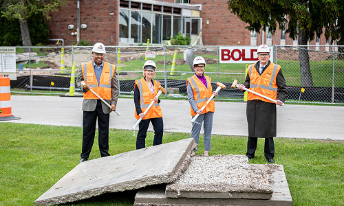 Lakeland celebrates next step in new residence hall project