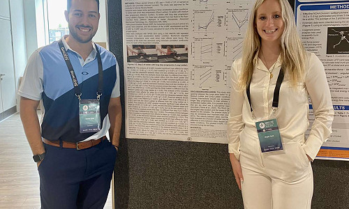 LU exercise science graduates present research in UK